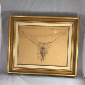 Vintage Christ on the Cross by artist Robert Wood